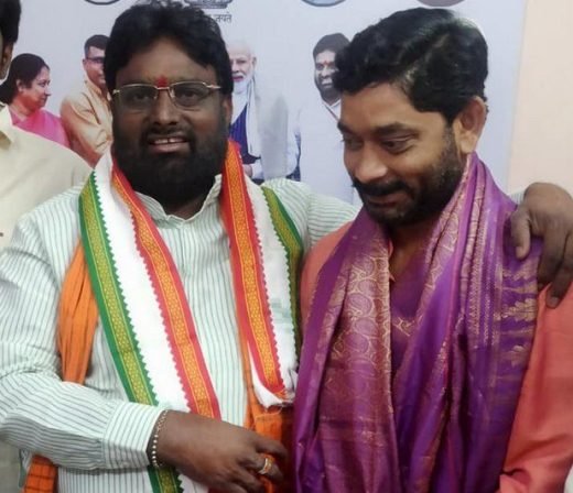 Baddam Prem Maheshwar Reddy with senior party leaders