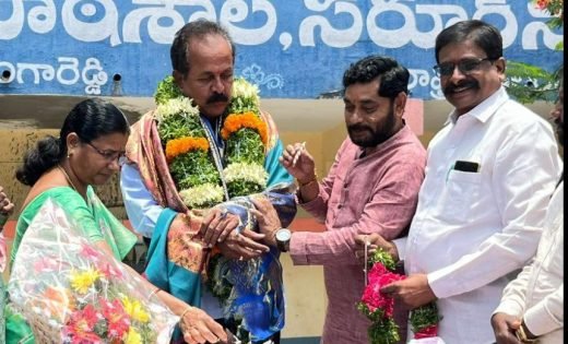 Baddam Prem Maheshwar Reddy with senior party leaders