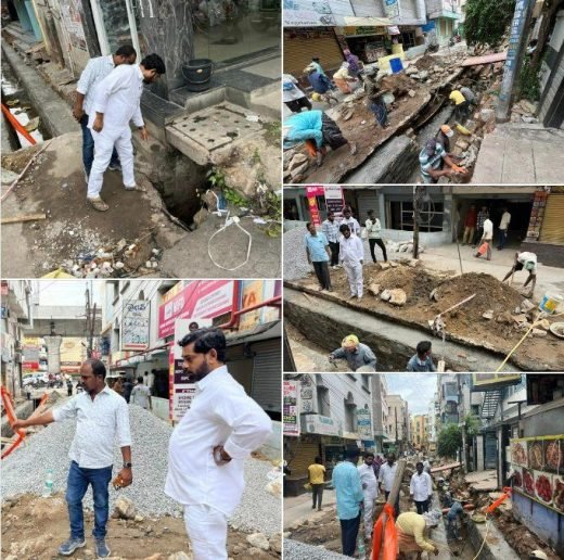 Civic and development work in Gaddiannaram ward
