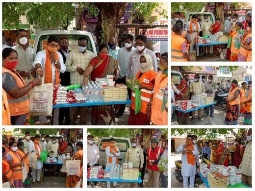 COVID-19 relief work in Gaddiannaram ward